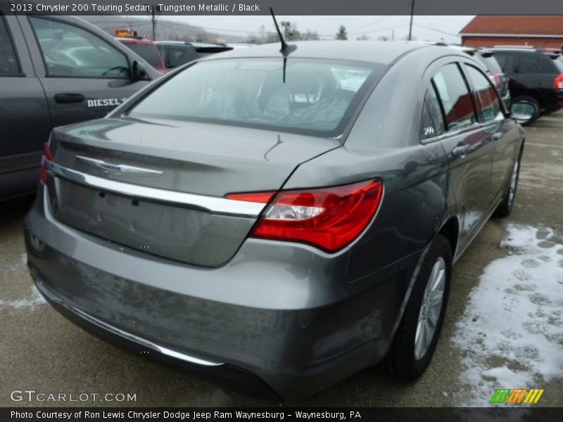 Tungsten Metallic / Black 2013 Chrysler 200 Touring Sedan