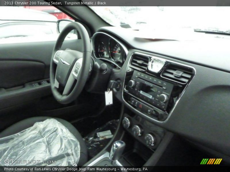 Tungsten Metallic / Black 2013 Chrysler 200 Touring Sedan