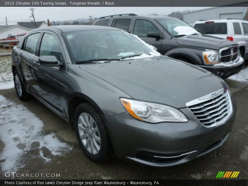 Tungsten Metallic / Black 2013 Chrysler 200 Touring Sedan