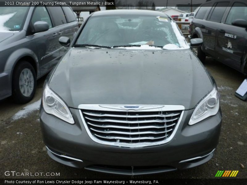 Tungsten Metallic / Black 2013 Chrysler 200 Touring Sedan