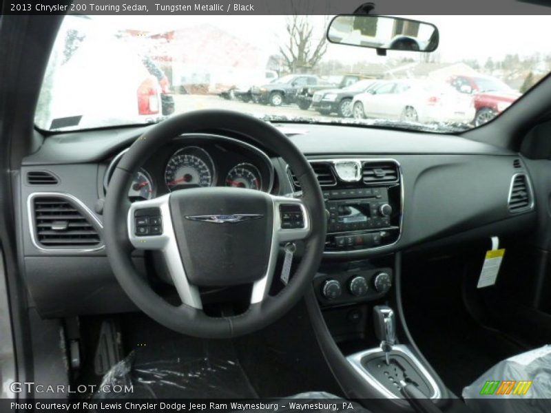 Tungsten Metallic / Black 2013 Chrysler 200 Touring Sedan