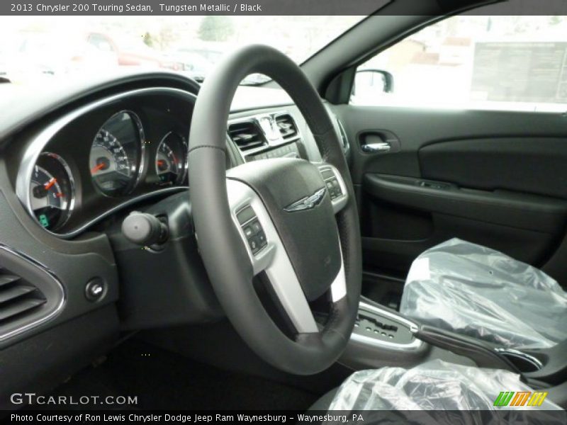 Tungsten Metallic / Black 2013 Chrysler 200 Touring Sedan