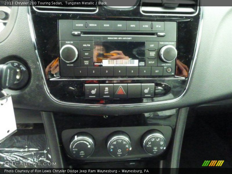 Tungsten Metallic / Black 2013 Chrysler 200 Touring Sedan