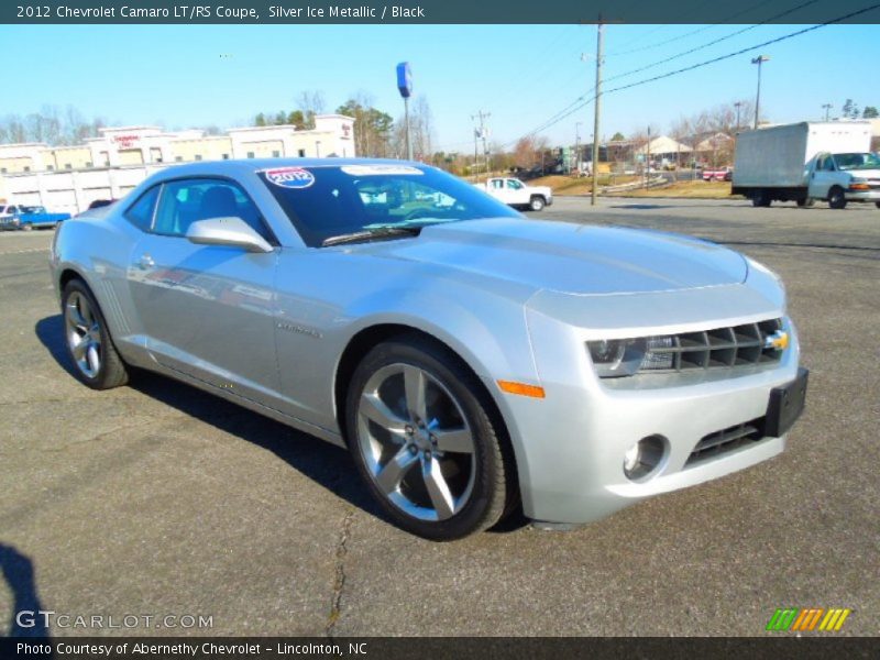 Silver Ice Metallic / Black 2012 Chevrolet Camaro LT/RS Coupe