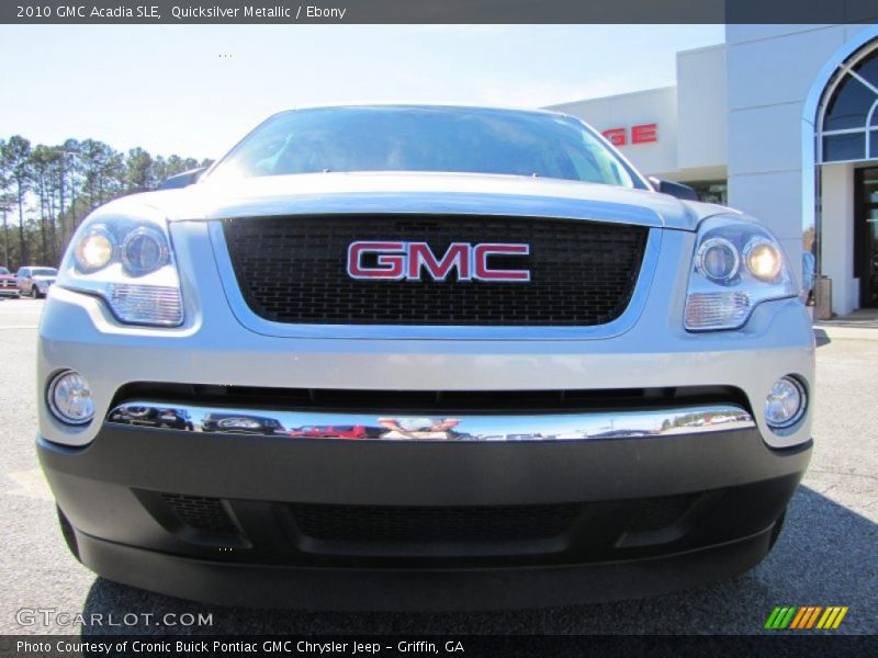 Quicksilver Metallic / Ebony 2010 GMC Acadia SLE