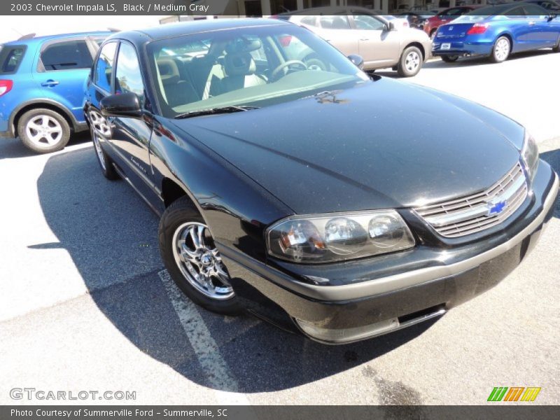 Black / Medium Gray 2003 Chevrolet Impala LS