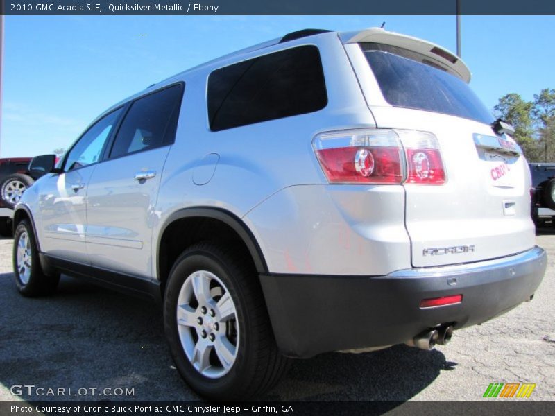 Quicksilver Metallic / Ebony 2010 GMC Acadia SLE
