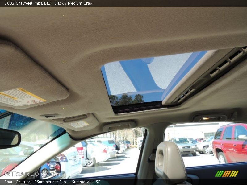 Black / Medium Gray 2003 Chevrolet Impala LS