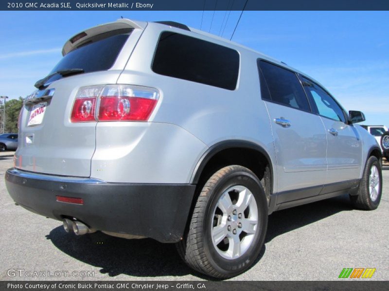 Quicksilver Metallic / Ebony 2010 GMC Acadia SLE