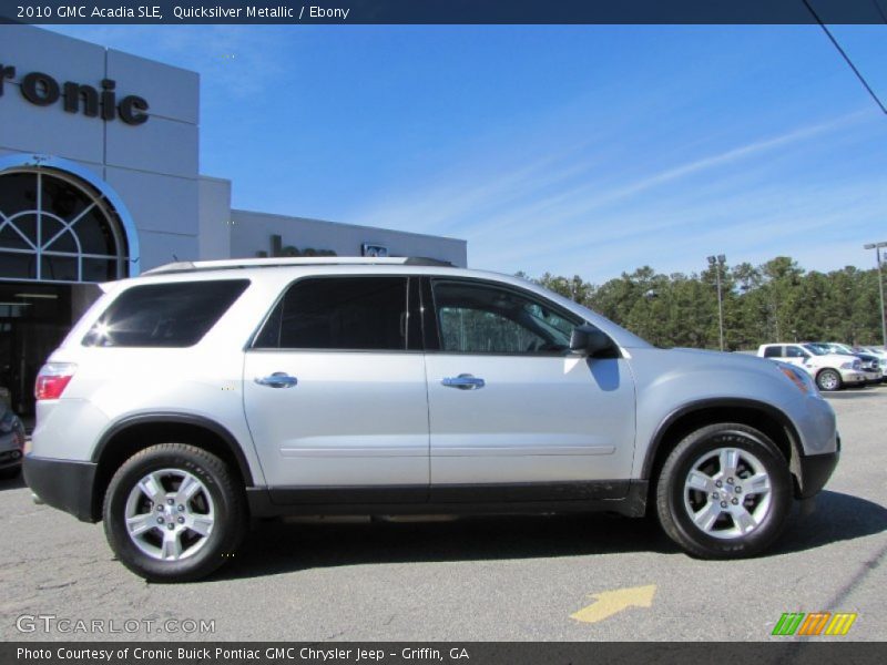 Quicksilver Metallic / Ebony 2010 GMC Acadia SLE