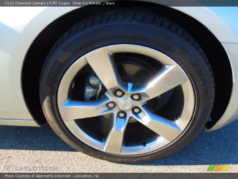 Silver Ice Metallic / Black 2012 Chevrolet Camaro LT/RS Coupe