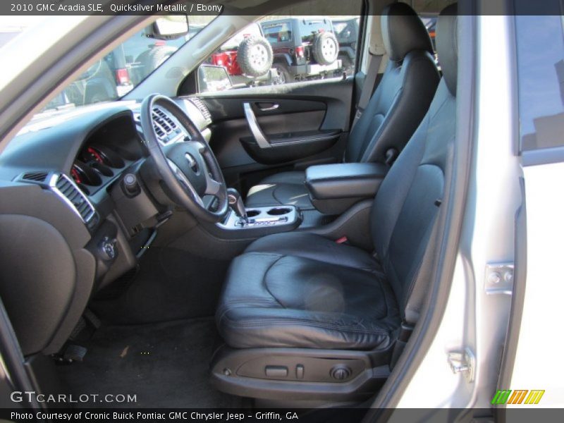 Quicksilver Metallic / Ebony 2010 GMC Acadia SLE