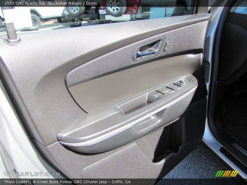 Quicksilver Metallic / Ebony 2010 GMC Acadia SLE