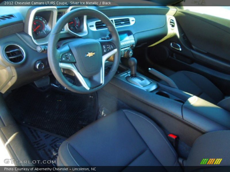 Silver Ice Metallic / Black 2012 Chevrolet Camaro LT/RS Coupe