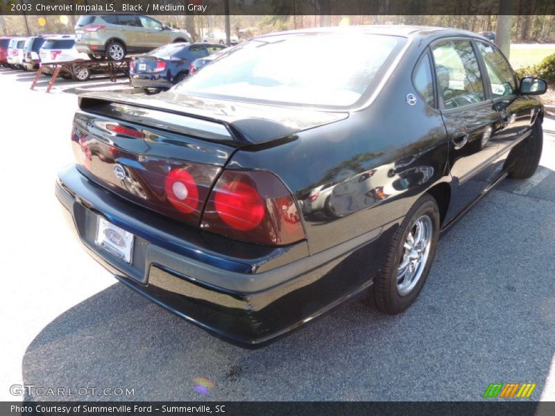 Black / Medium Gray 2003 Chevrolet Impala LS