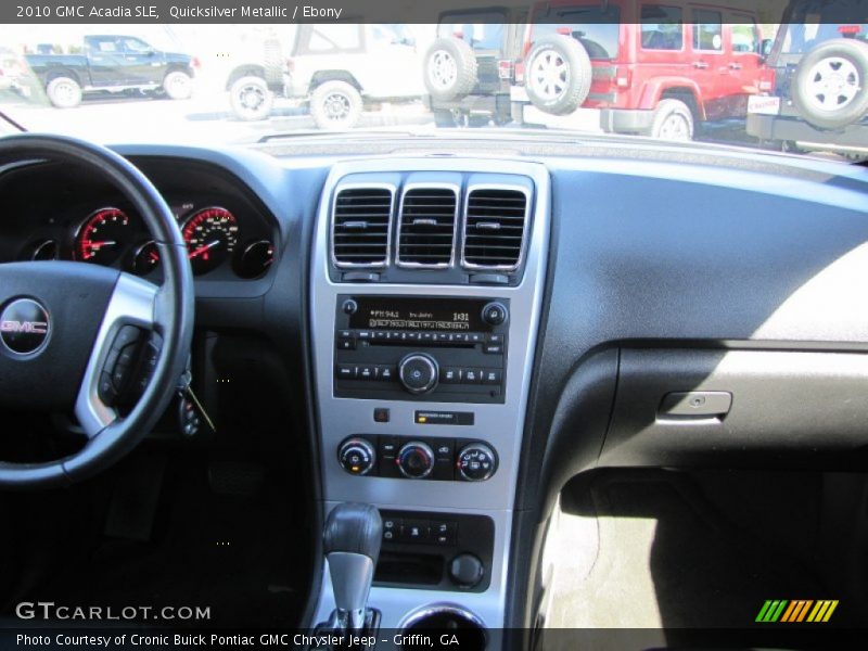 Quicksilver Metallic / Ebony 2010 GMC Acadia SLE