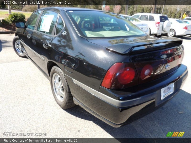 Black / Medium Gray 2003 Chevrolet Impala LS