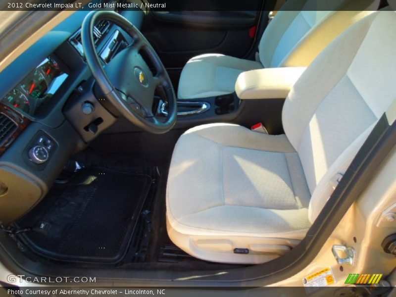 Gold Mist Metallic / Neutral 2012 Chevrolet Impala LT