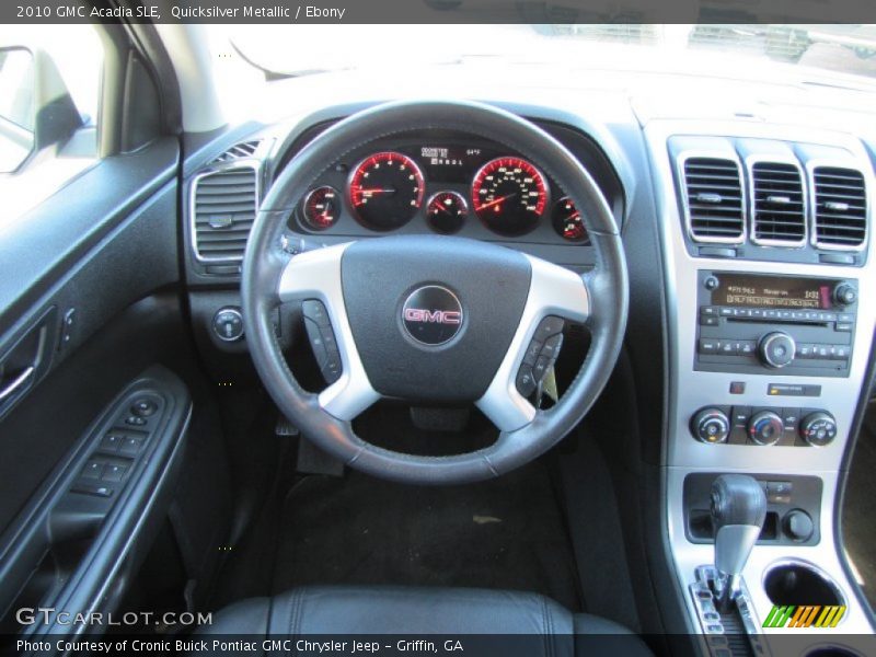Quicksilver Metallic / Ebony 2010 GMC Acadia SLE