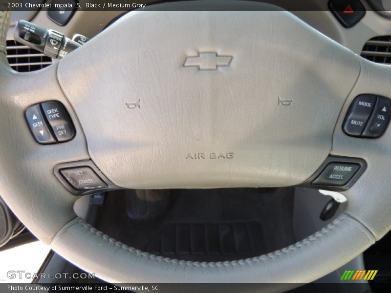 Black / Medium Gray 2003 Chevrolet Impala LS