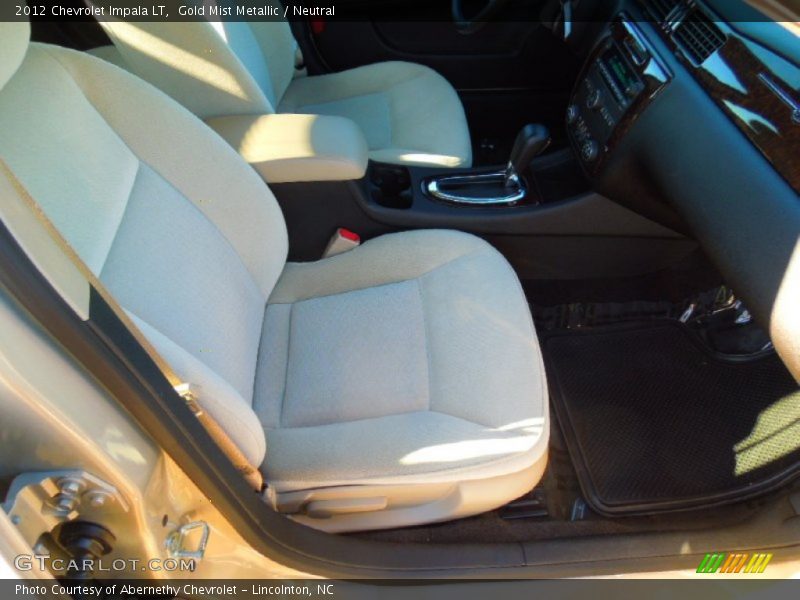 Gold Mist Metallic / Neutral 2012 Chevrolet Impala LT