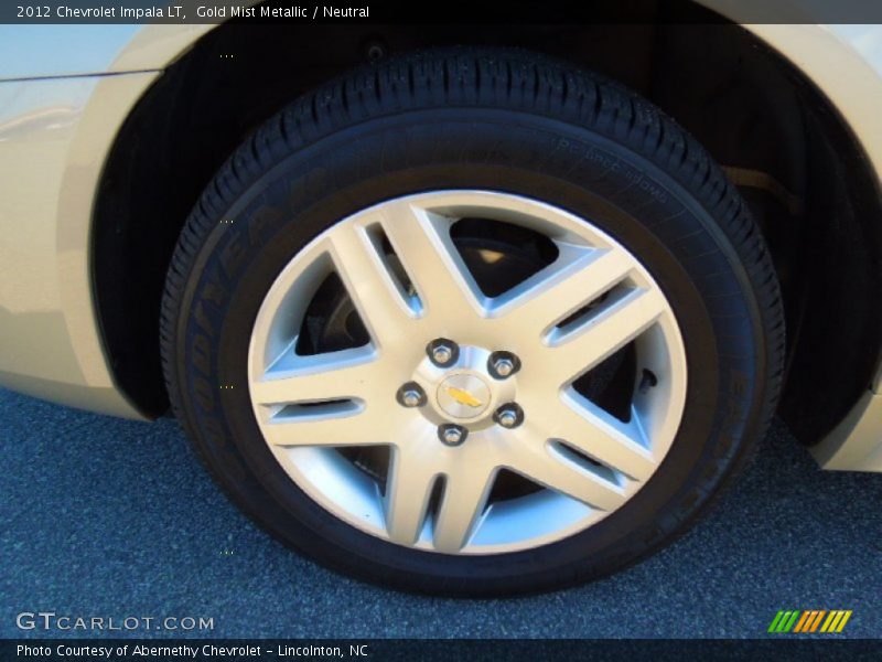Gold Mist Metallic / Neutral 2012 Chevrolet Impala LT