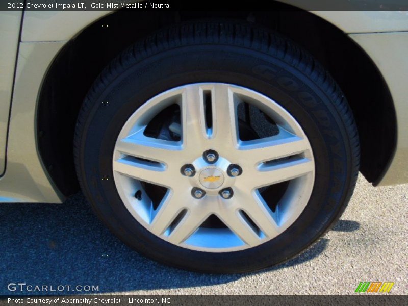Gold Mist Metallic / Neutral 2012 Chevrolet Impala LT