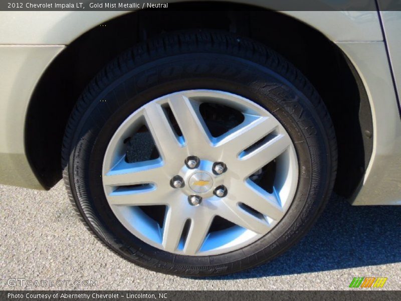 Gold Mist Metallic / Neutral 2012 Chevrolet Impala LT