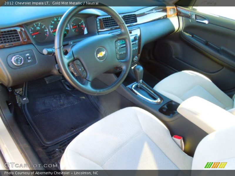 Gold Mist Metallic / Neutral 2012 Chevrolet Impala LT
