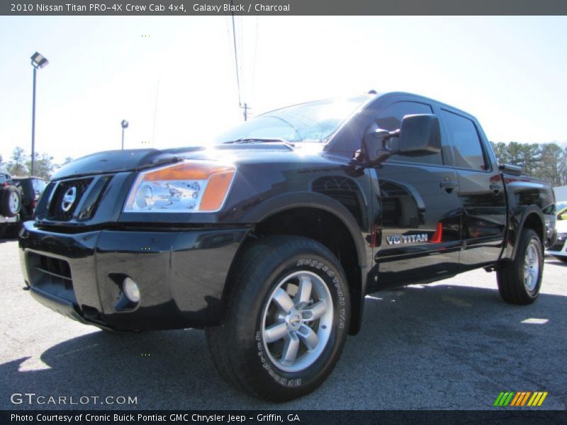 Galaxy Black / Charcoal 2010 Nissan Titan PRO-4X Crew Cab 4x4