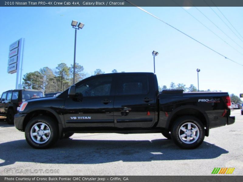Galaxy Black / Charcoal 2010 Nissan Titan PRO-4X Crew Cab 4x4