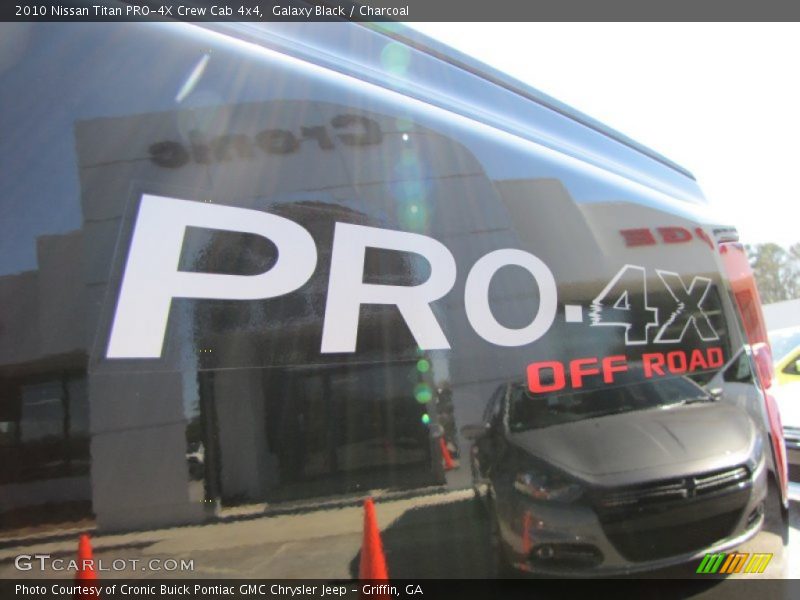 Galaxy Black / Charcoal 2010 Nissan Titan PRO-4X Crew Cab 4x4