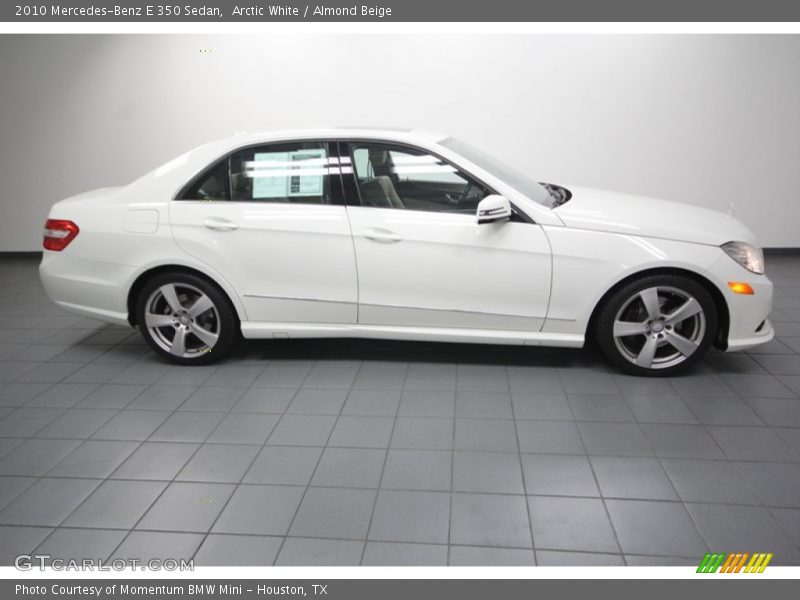 Arctic White / Almond Beige 2010 Mercedes-Benz E 350 Sedan