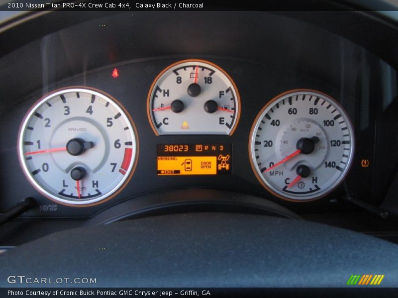 Galaxy Black / Charcoal 2010 Nissan Titan PRO-4X Crew Cab 4x4
