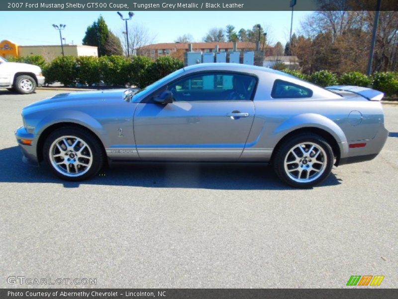 Tungsten Grey Metallic / Black Leather 2007 Ford Mustang Shelby GT500 Coupe