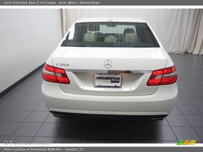 Arctic White / Almond Beige 2010 Mercedes-Benz E 350 Sedan