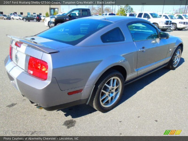 Tungsten Grey Metallic / Black Leather 2007 Ford Mustang Shelby GT500 Coupe