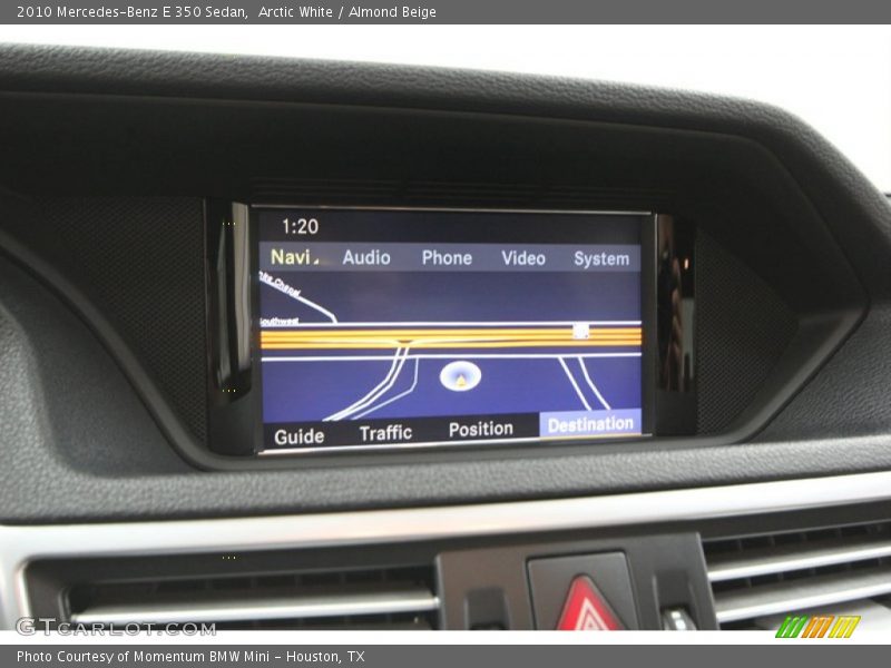 Arctic White / Almond Beige 2010 Mercedes-Benz E 350 Sedan