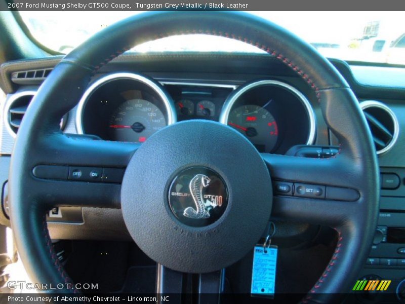 Tungsten Grey Metallic / Black Leather 2007 Ford Mustang Shelby GT500 Coupe