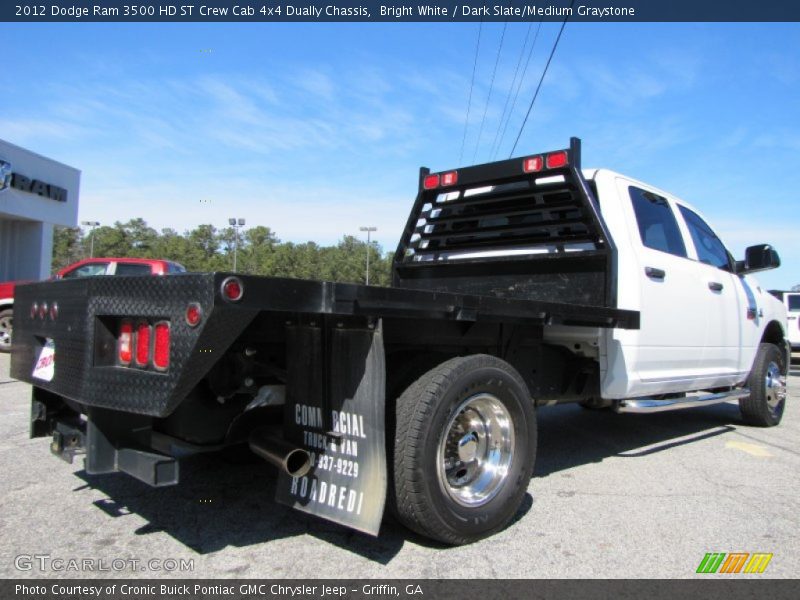 Bright White / Dark Slate/Medium Graystone 2012 Dodge Ram 3500 HD ST Crew Cab 4x4 Dually Chassis