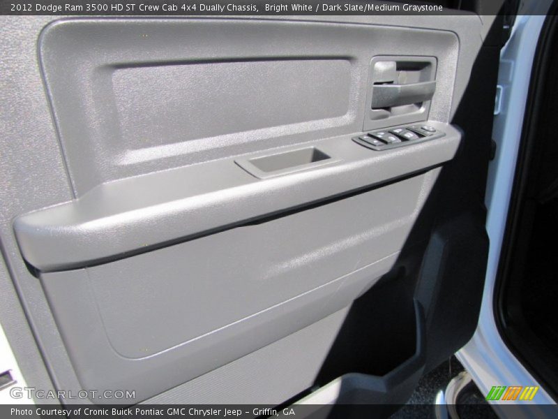 Bright White / Dark Slate/Medium Graystone 2012 Dodge Ram 3500 HD ST Crew Cab 4x4 Dually Chassis