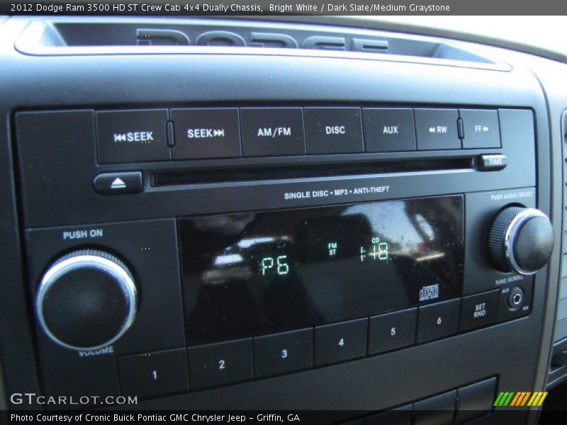 Bright White / Dark Slate/Medium Graystone 2012 Dodge Ram 3500 HD ST Crew Cab 4x4 Dually Chassis