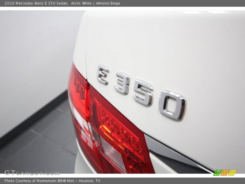 Arctic White / Almond Beige 2010 Mercedes-Benz E 350 Sedan