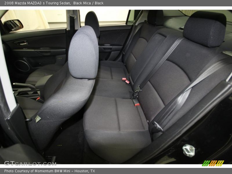 Rear Seat of 2008 MAZDA3 s Touring Sedan