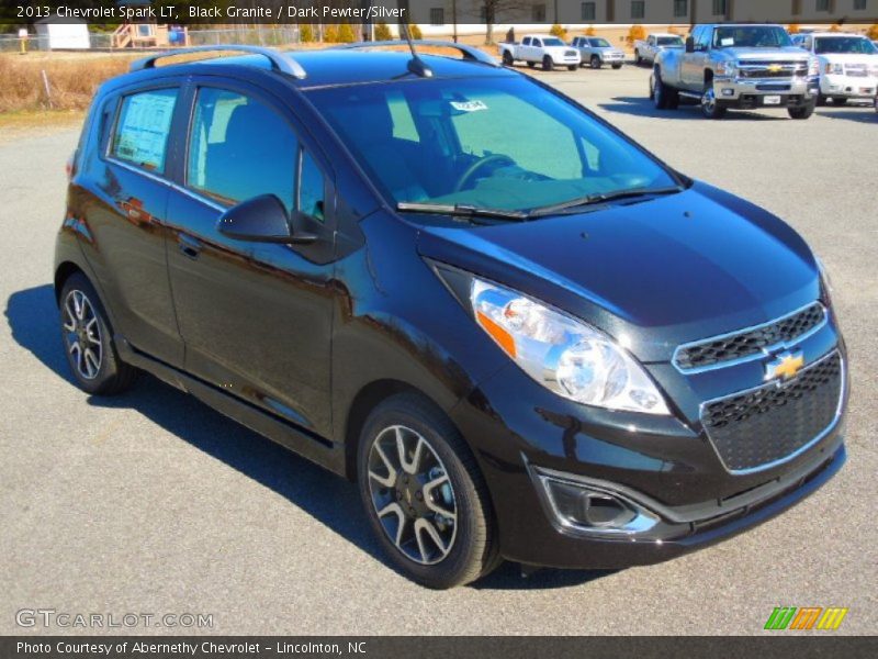 Black Granite / Dark Pewter/Silver 2013 Chevrolet Spark LT