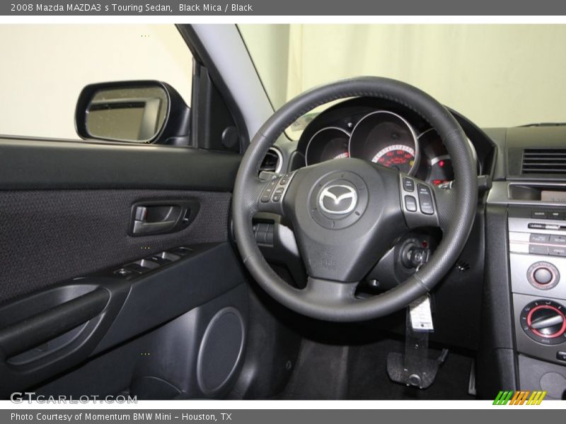 Black Mica / Black 2008 Mazda MAZDA3 s Touring Sedan