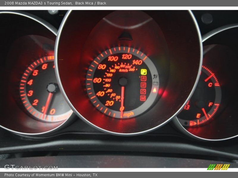 Black Mica / Black 2008 Mazda MAZDA3 s Touring Sedan