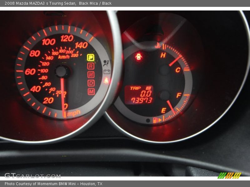 Black Mica / Black 2008 Mazda MAZDA3 s Touring Sedan