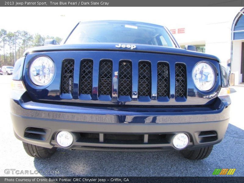 True Blue Pearl / Dark Slate Gray 2013 Jeep Patriot Sport