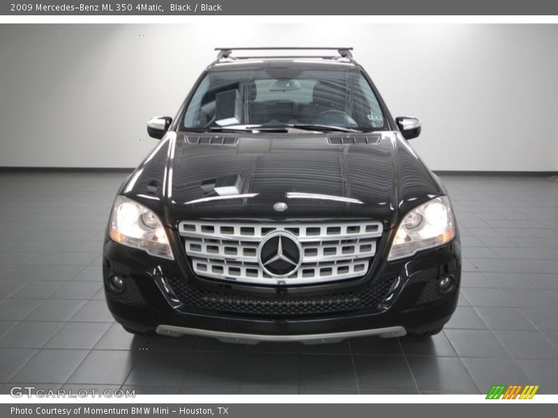 Black / Black 2009 Mercedes-Benz ML 350 4Matic